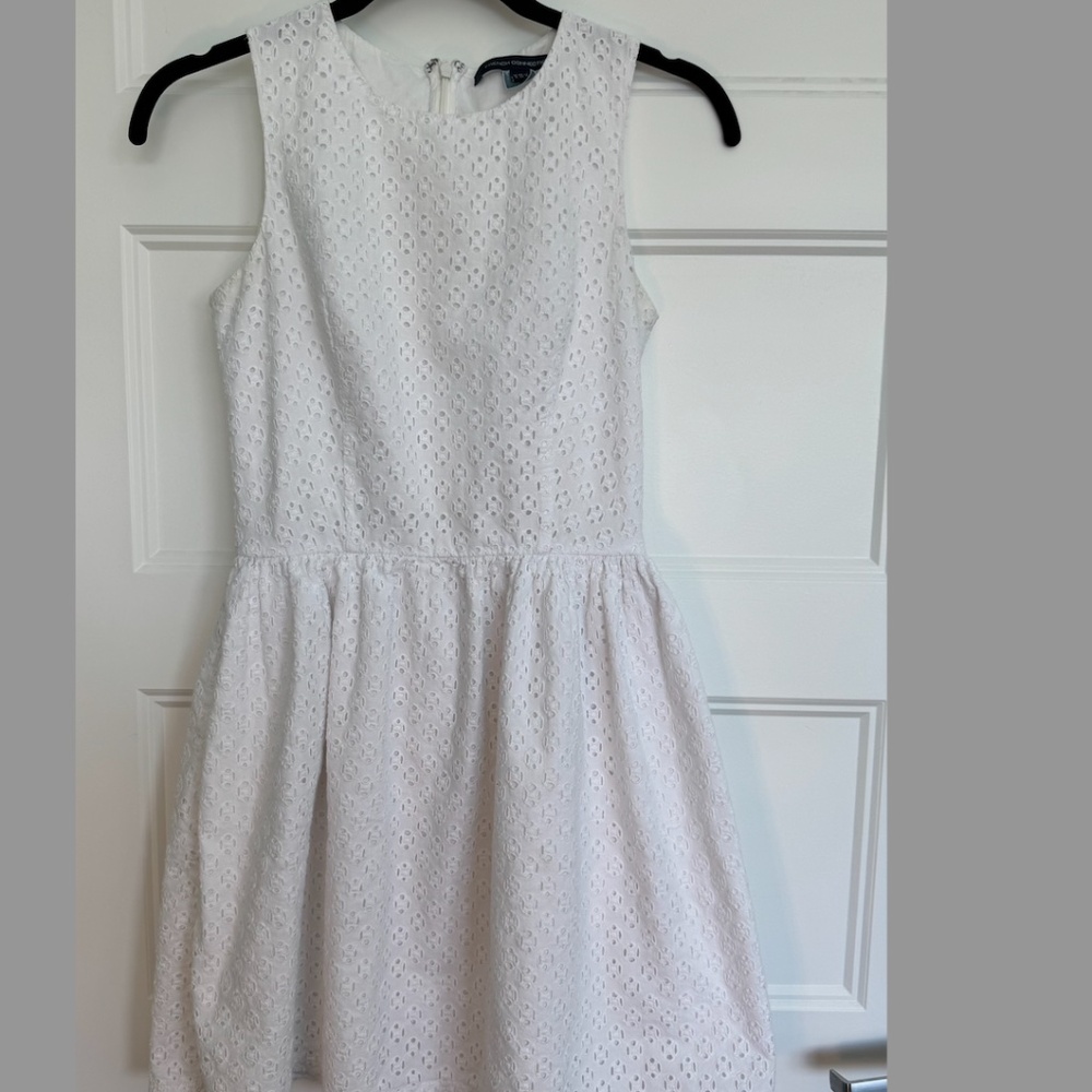 French Connection Eyelet Dress Size 2